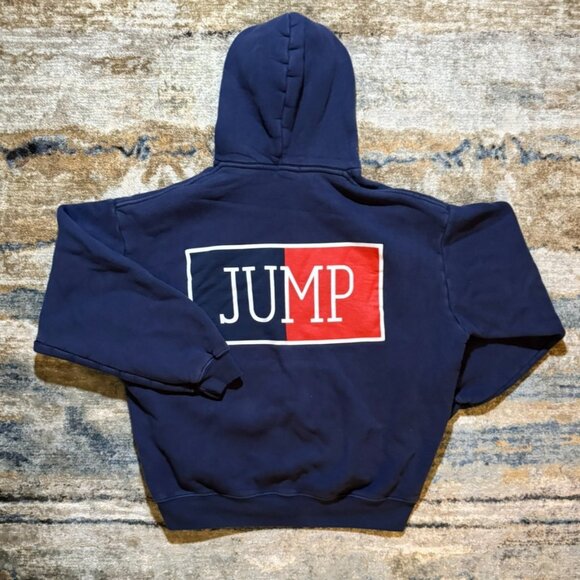 Jump “Make No Excuses” Tour Hoodie Navy Blue Size Large - Picture 3 of 3